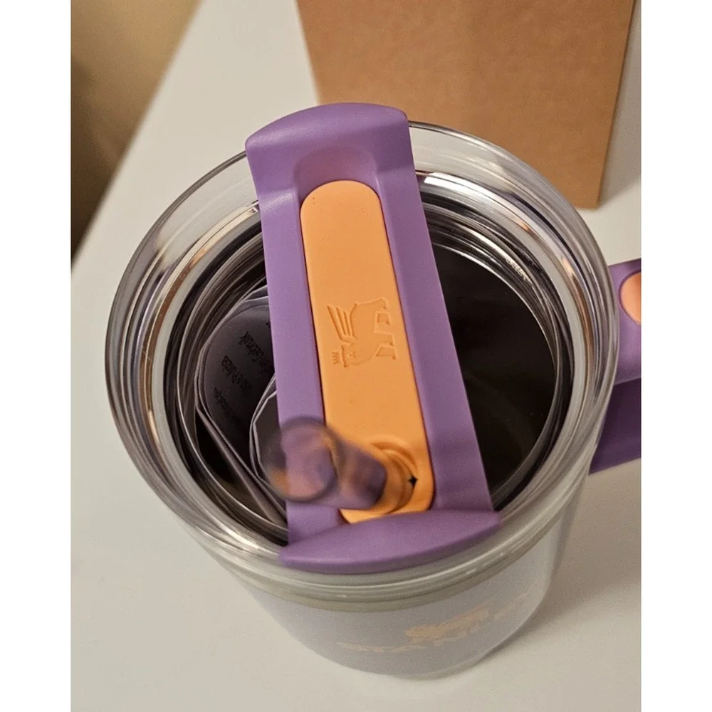 NEW! Stanley Quencher H2.0 Tumbler w Handle and Straw 20 oz | Periwinkle Shimmer